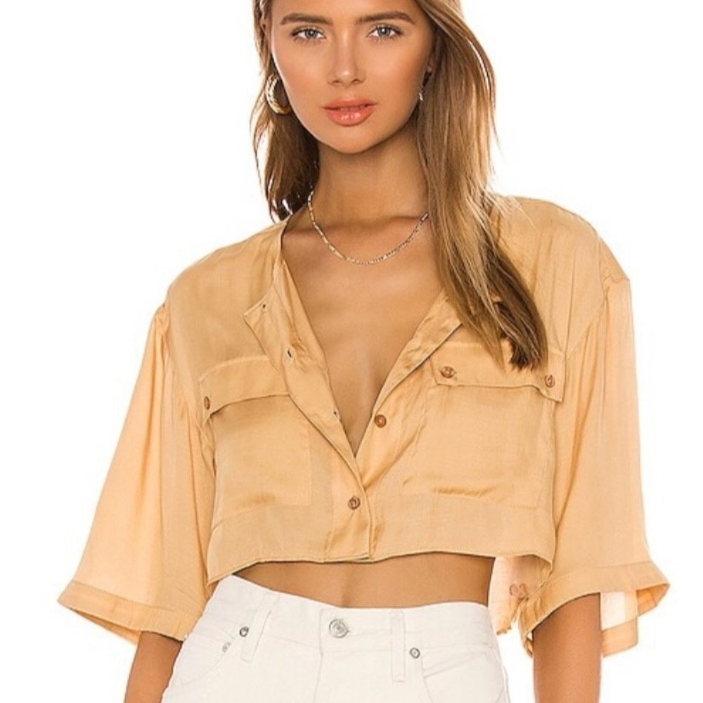 L’ACADEMIE: Crop Top- SIZE XS
